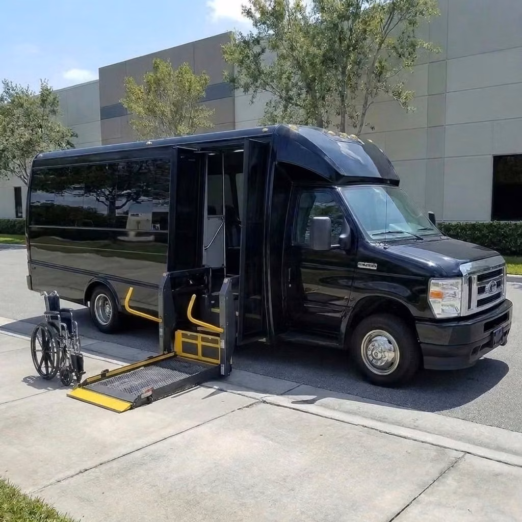 hinesville 18 passenger minibus wheelchair lift