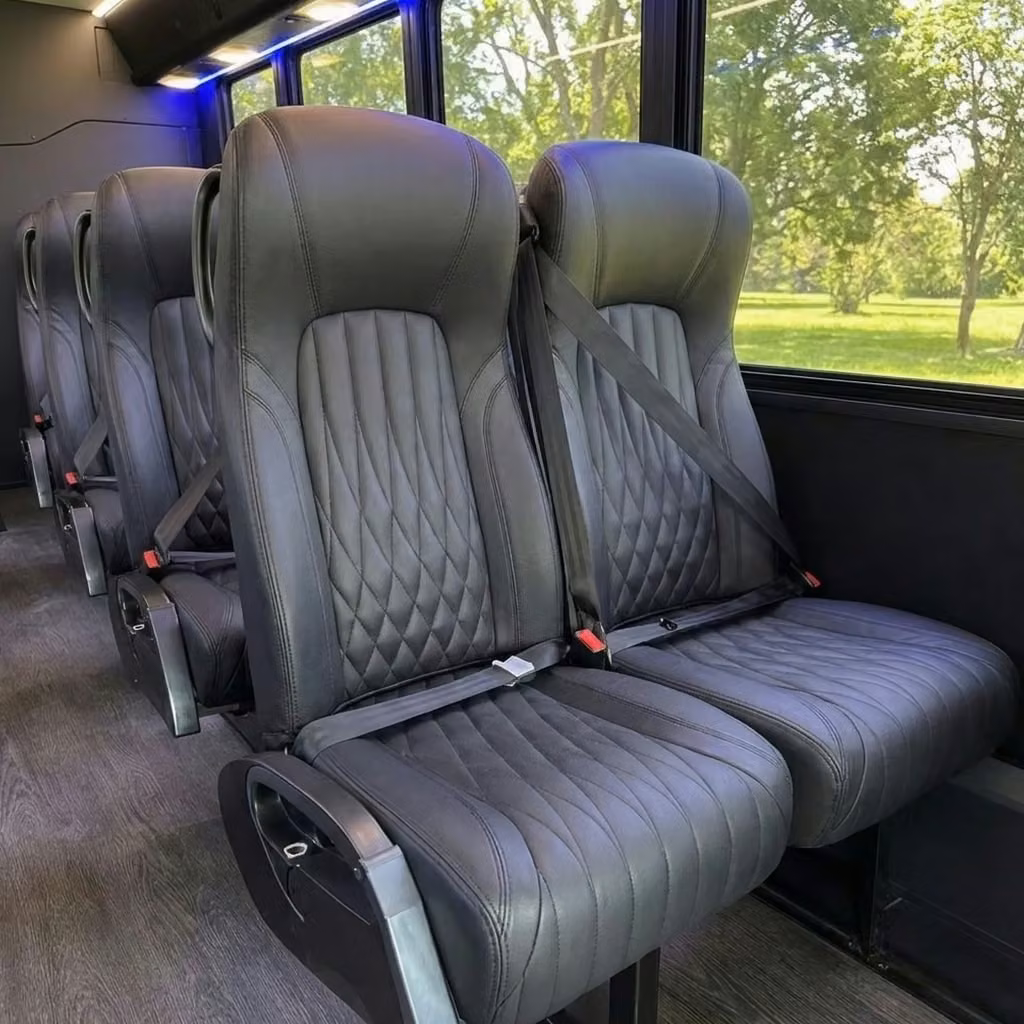 hinesville 20 passenger minibus high back seats