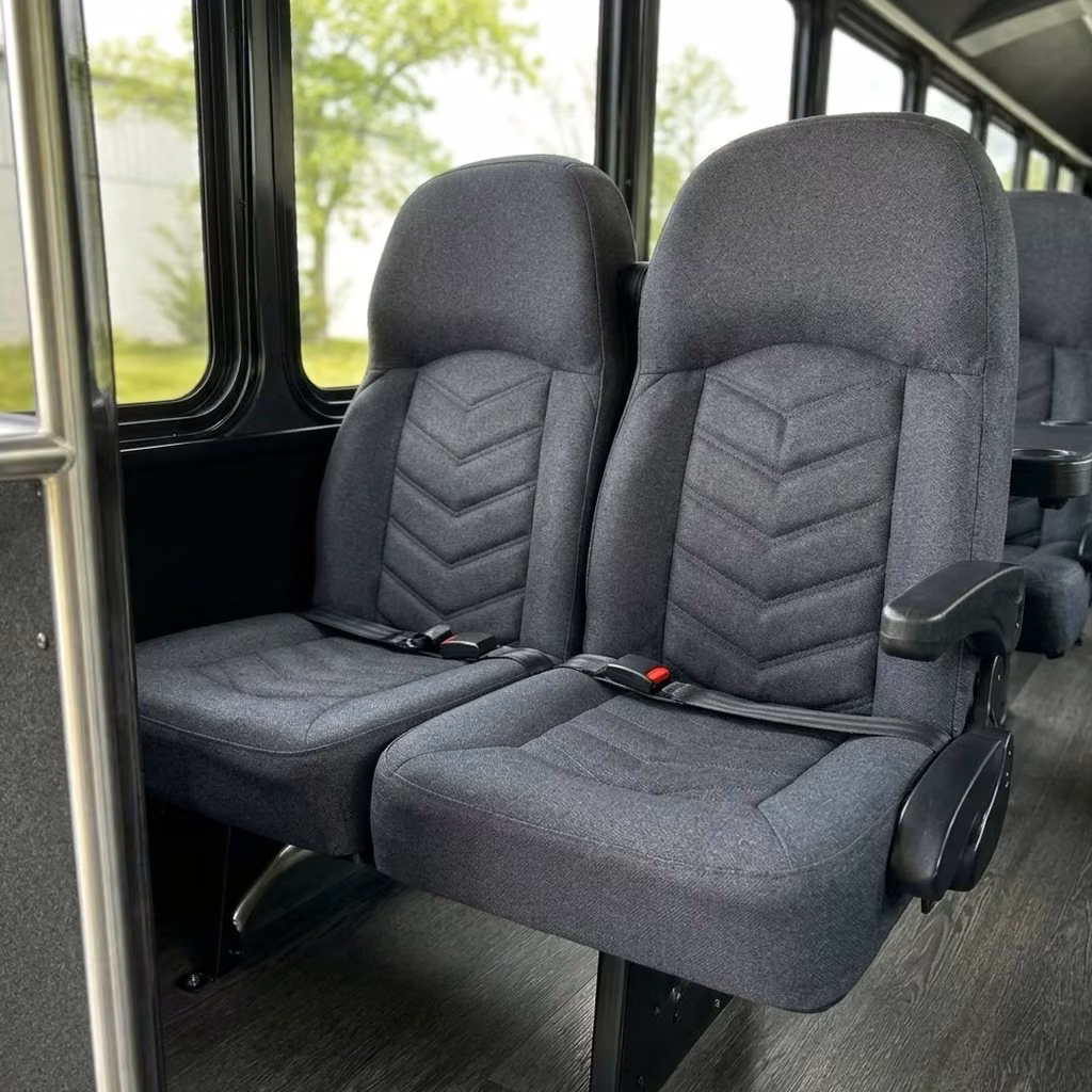 hinesville 25 passenger minibus high back seats