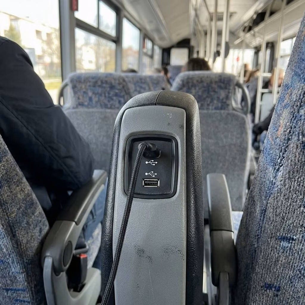 hinesville 30 passenger minibus usb charging