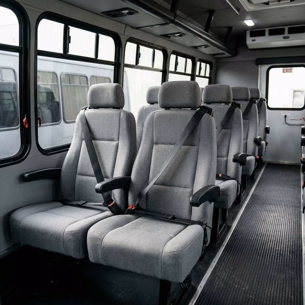 hinesville 35 passenger minibus reclining seats