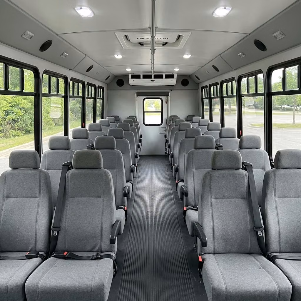 hinesville 35 passenger minibus seating
