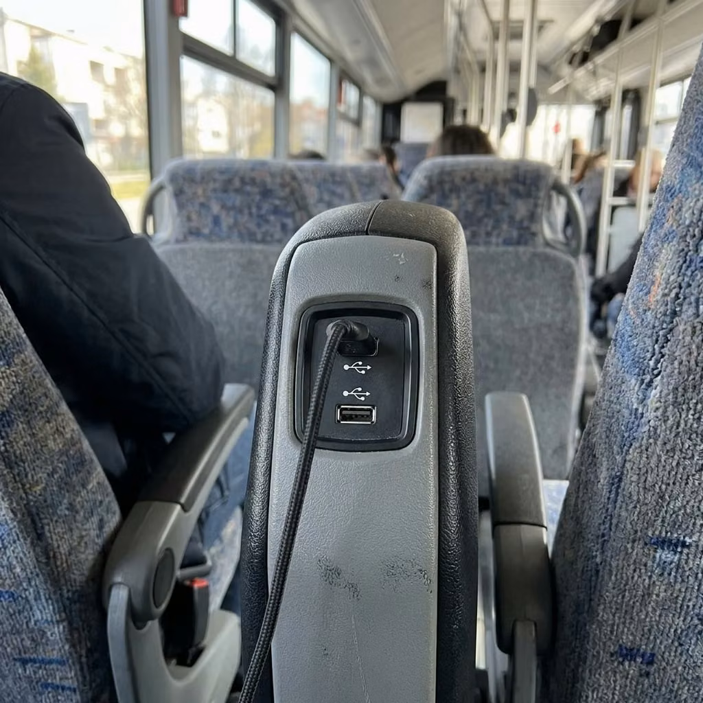 hinesville 35 passenger minibus usb charging