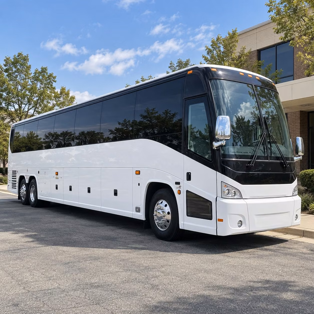 hinesville 56 passenger charter bus rental