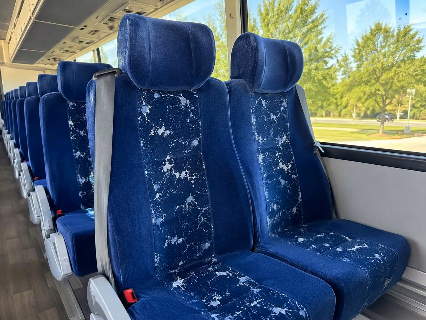 hinesville charter bus interior 1