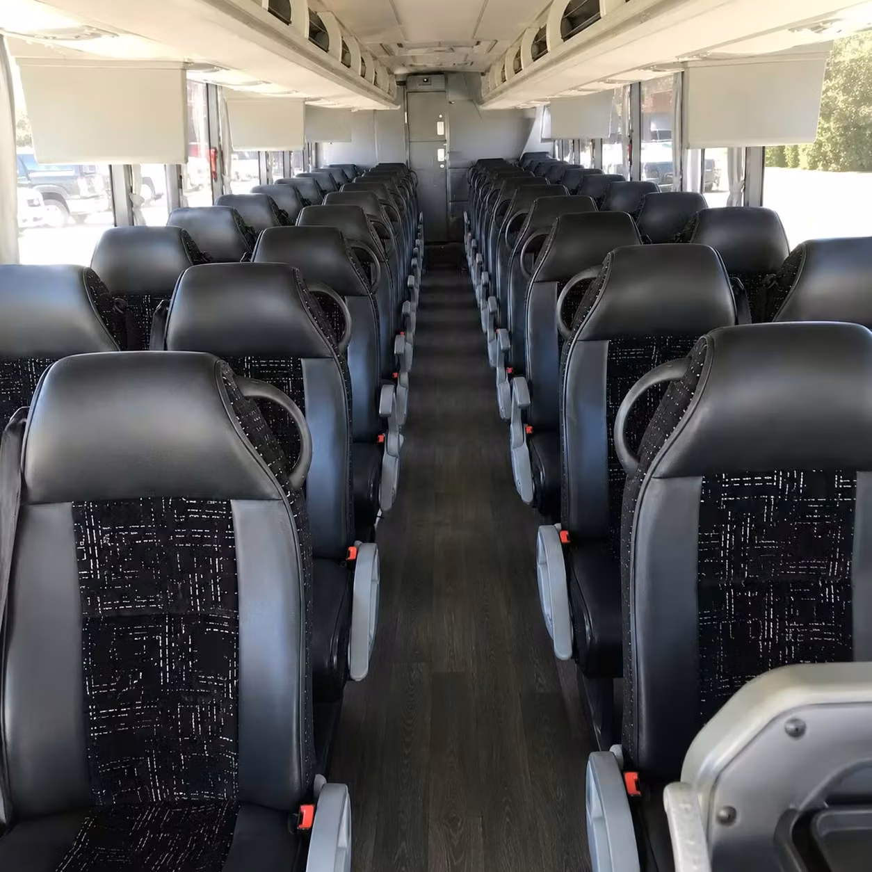 hinesville charter bus interior 2
