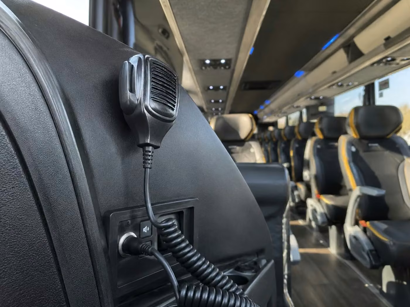 hinesville charter bus pa system