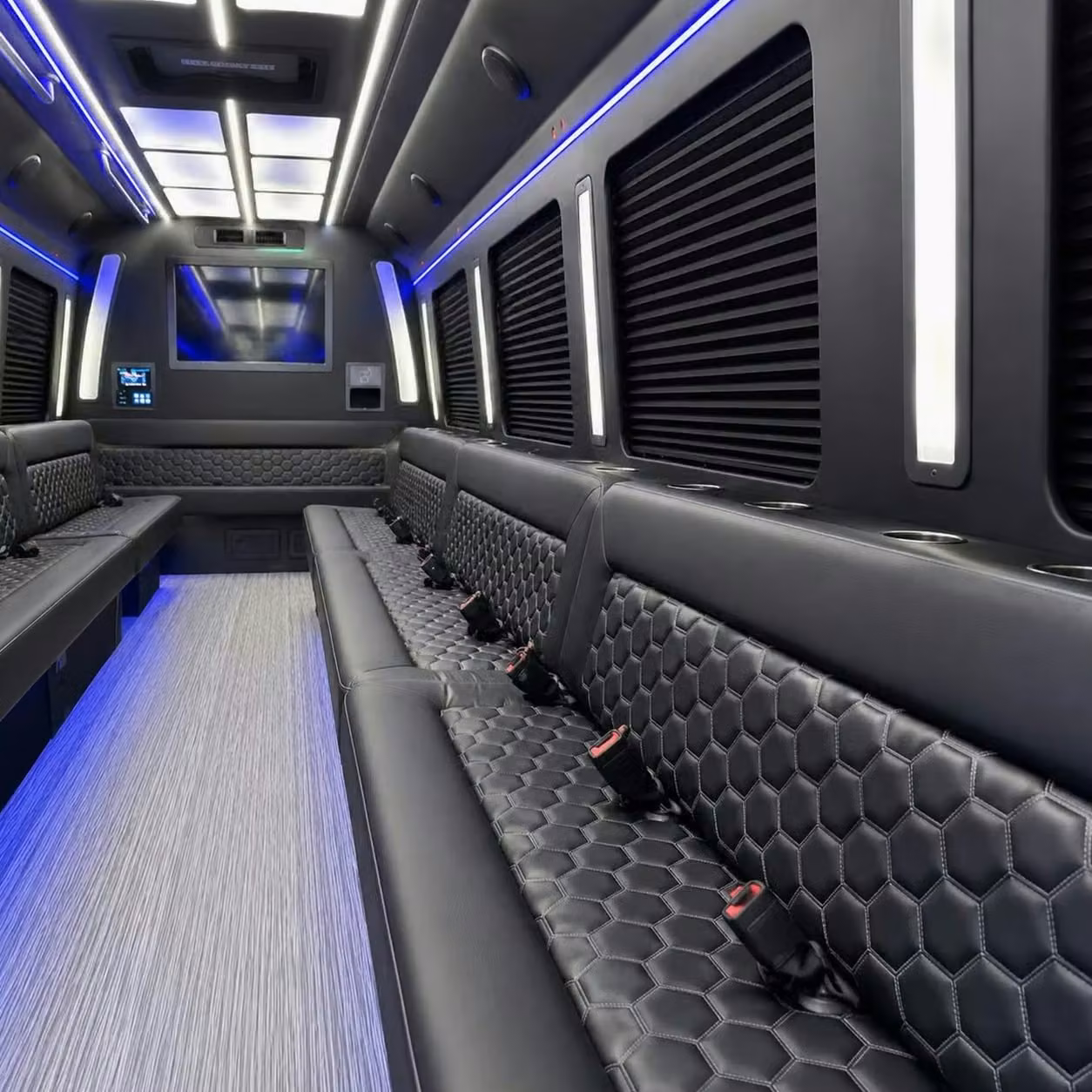 hinesville party bus party lighting
