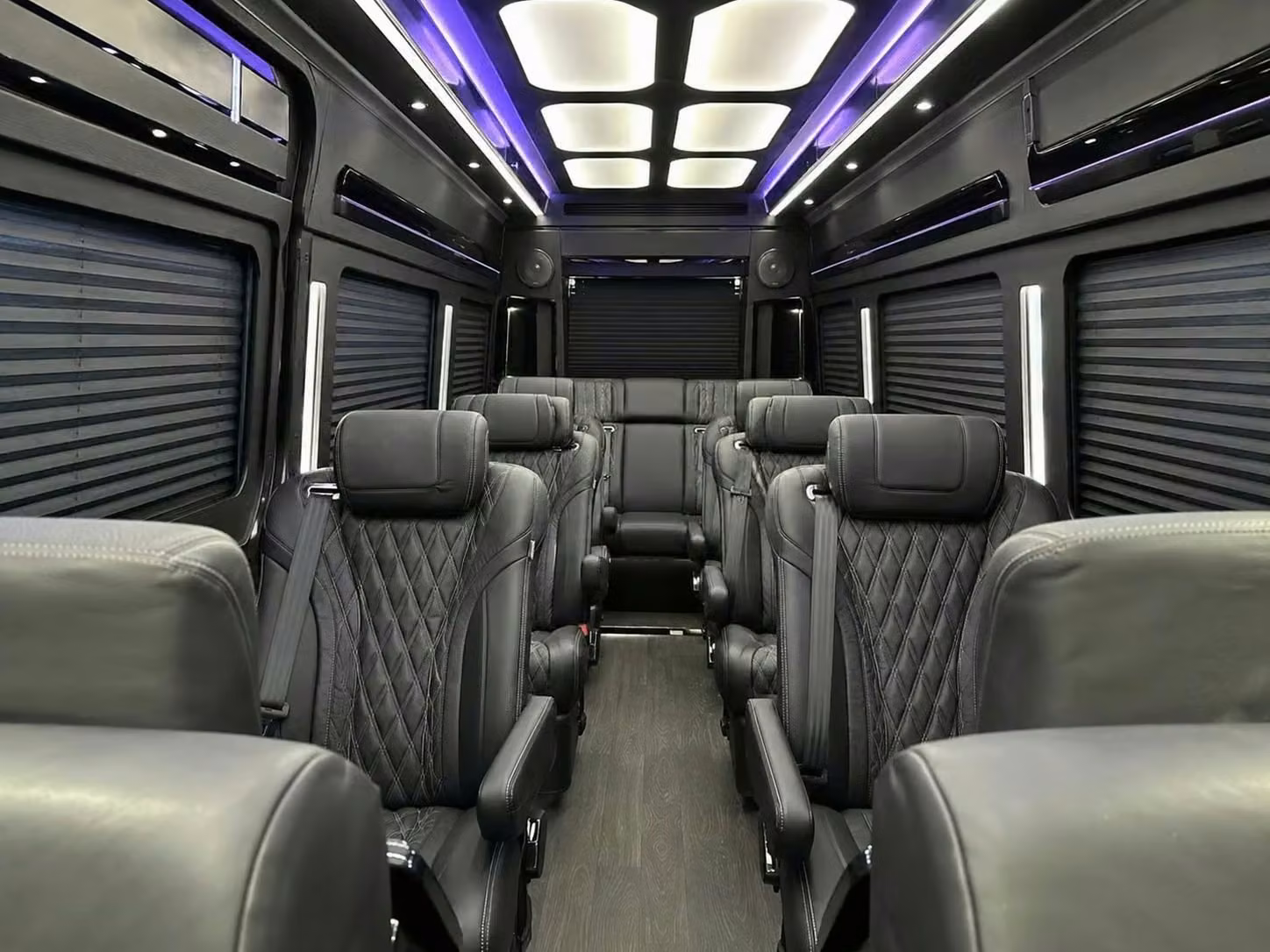hinesville sprinter van rental with driver reclining seats