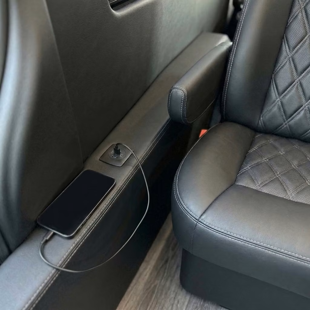 hinesville sprinter van rental with driver usb charging