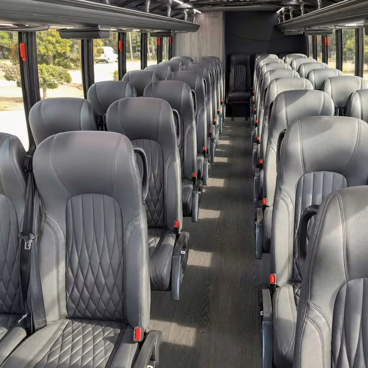 28 passenger minibus interior