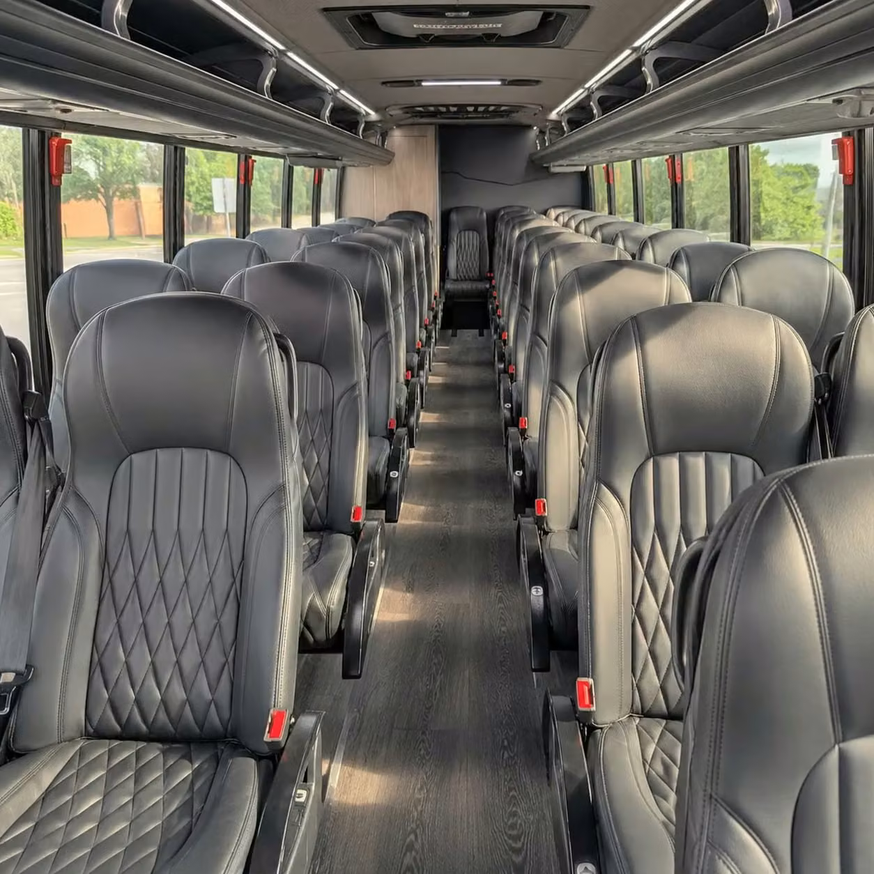 30 passenger minibus interior