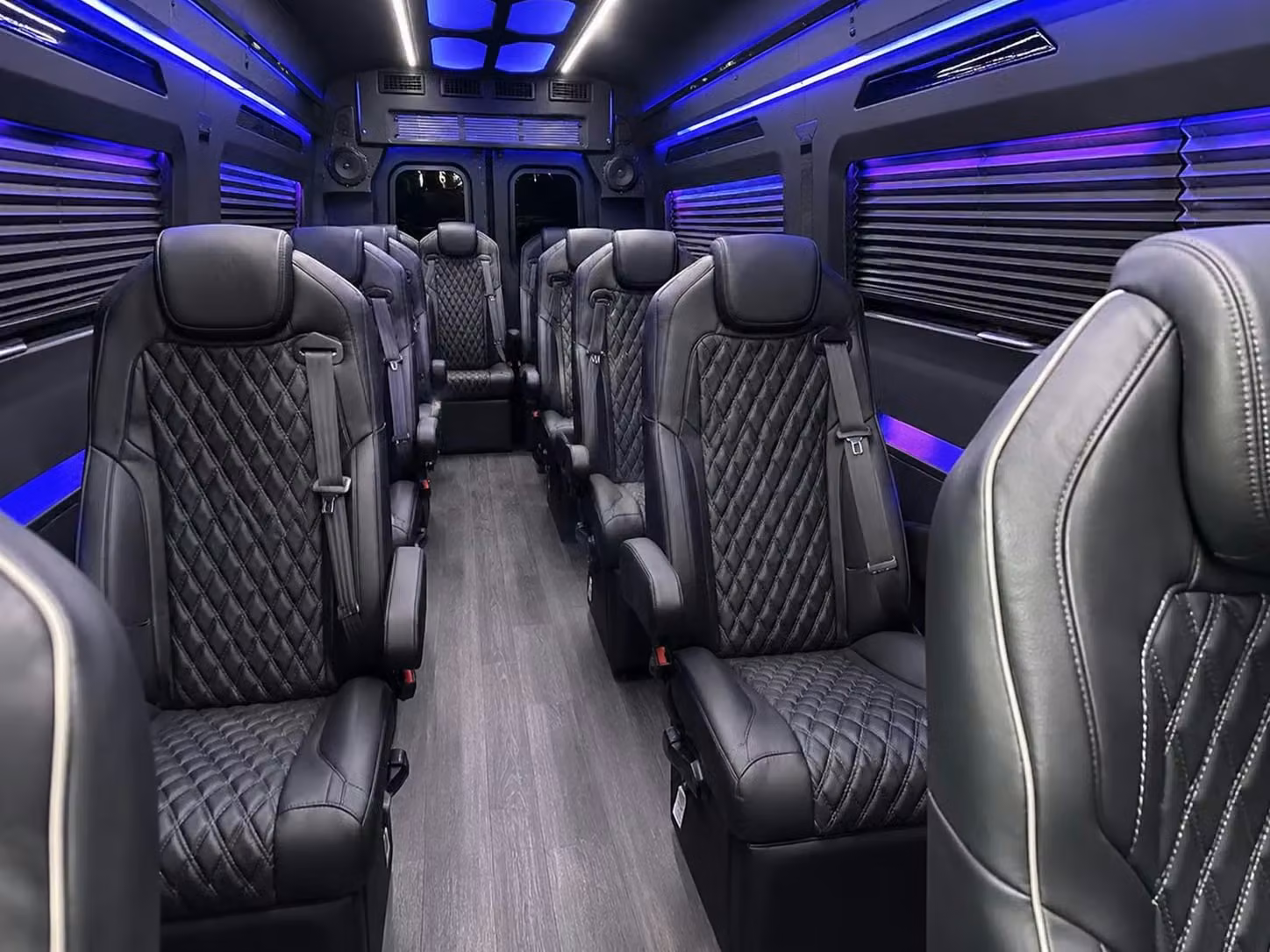 sprinter van with driver interior